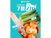 [제철 장보기 팁] 7월, 오이&복숭아&한치