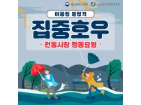 호우대비 전통시장·상점가 안전관리 행동요령