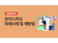 [생활정보] 보이스피싱 피해사례 및 예방법
